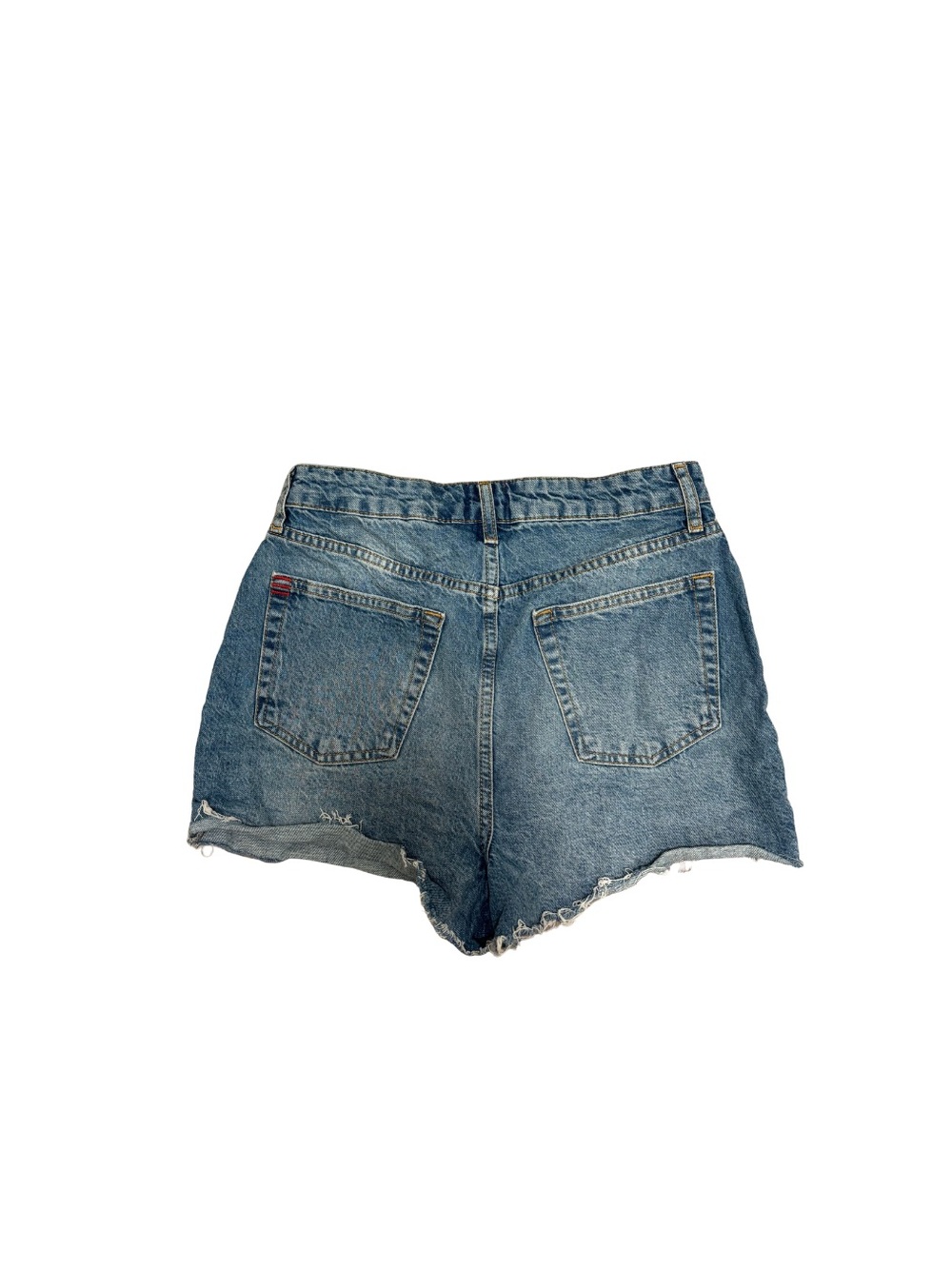 Urban Outfitters BDG Jean Denim Cutoff Shorts Size 29 Raw Hem Button Fly - Picture 4 of 6